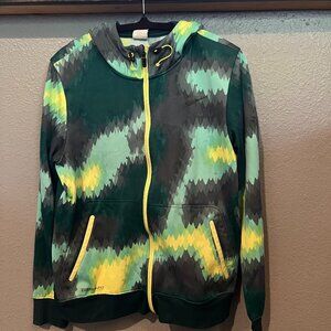 NIKE KOBE BRYANT BLACK MAMBA PYTHON SNAKESKIN FULL ZIP HOODIE SWEATSHIRT Men's M